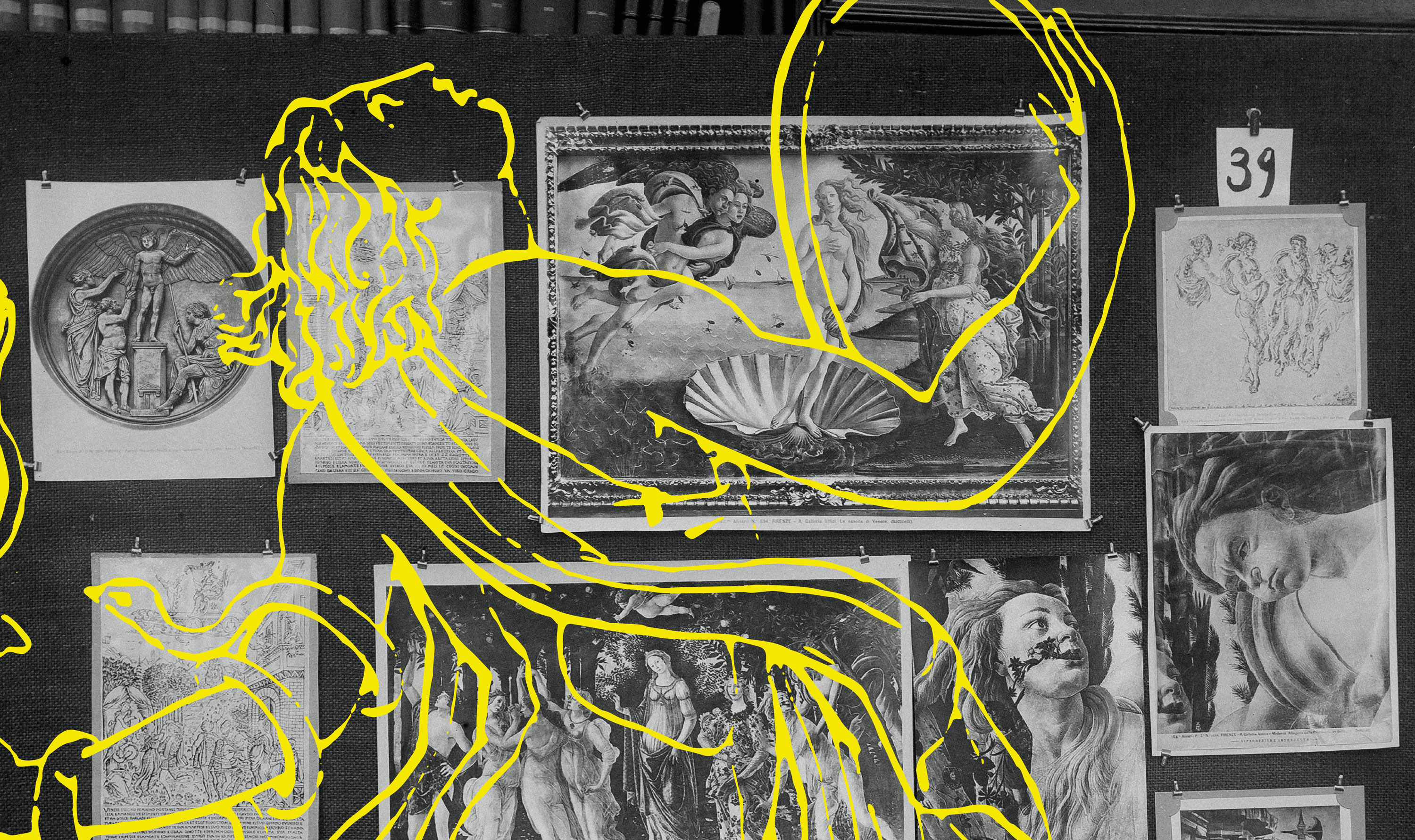 Titelbild der Ausstellung zu »Aby Warburg. Mnemosyne Bilderatlas«