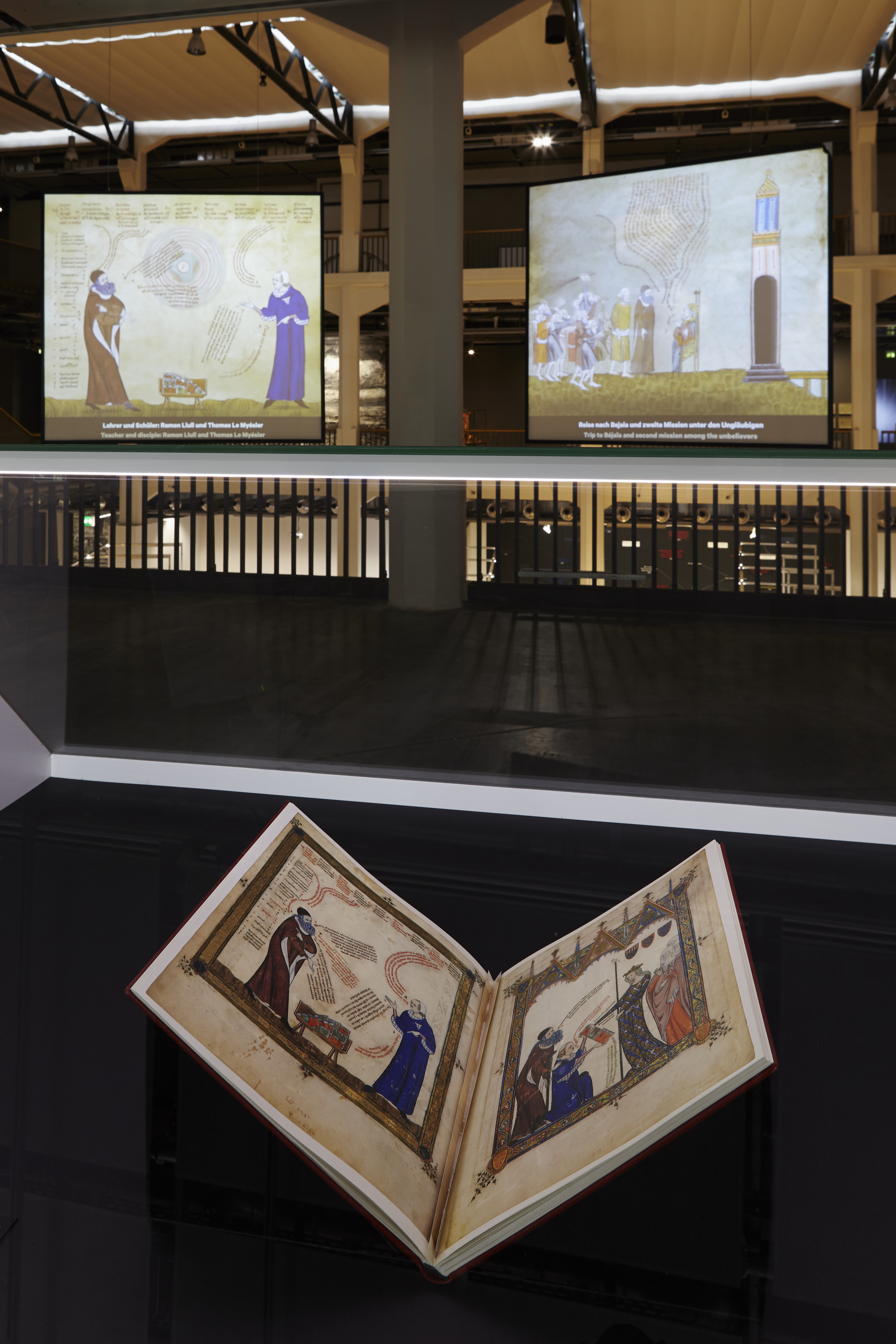 Exhibition view »DIA-LOGOS. Ramon Lull and the ars combinatoria«
