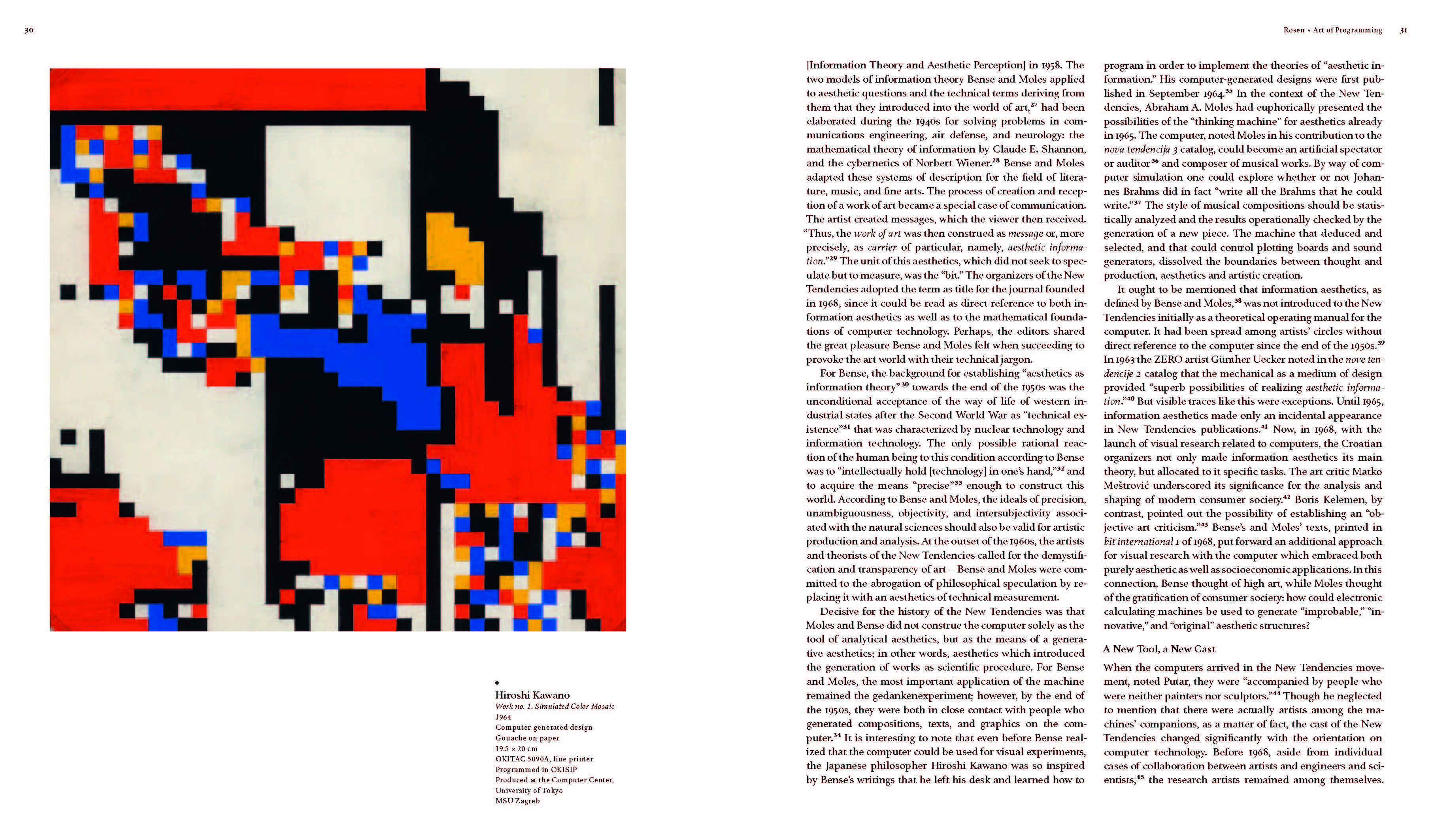 Beispielseite aus dem Buch »A Little-Known Story about a Movement, a Magazine, and the Computer's Arrival in Artrt«