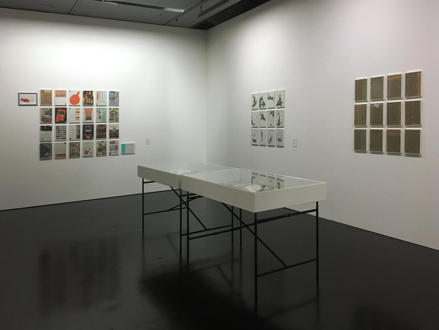 View of the exhibition »Nanni Balestrini. Wer das hir liest braucht sich vor nichts mehr zu fürchten«