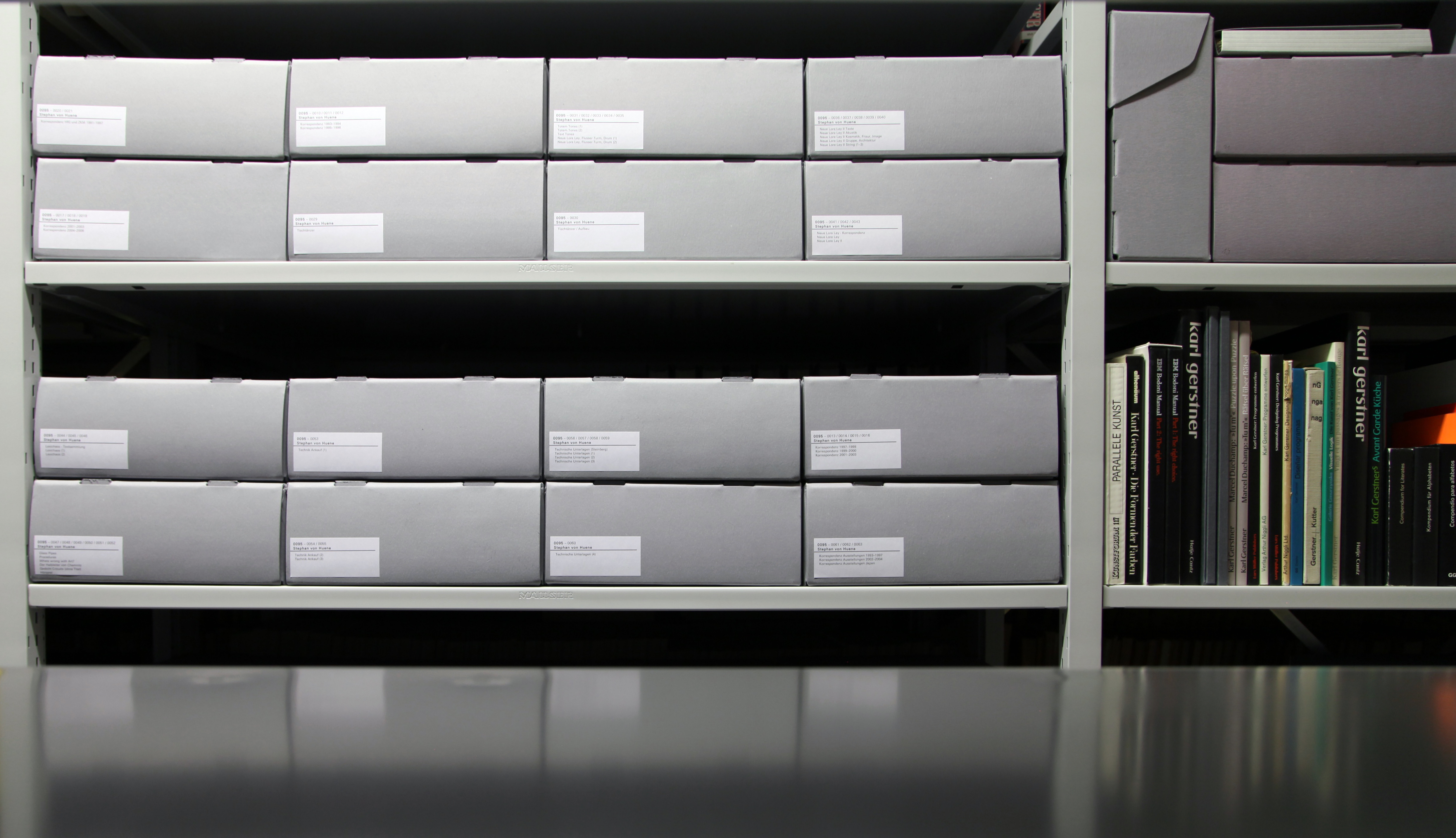 Blick in das Archiv des ZKM | Zentrum für Kunst und Medien Karlsruhe