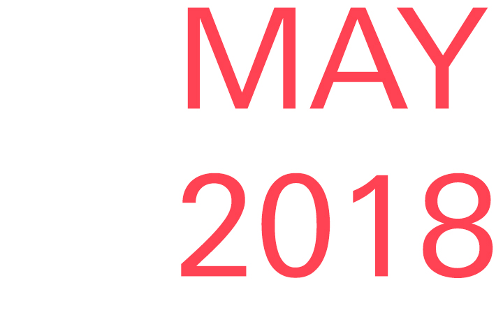 Lettering »May 2018«