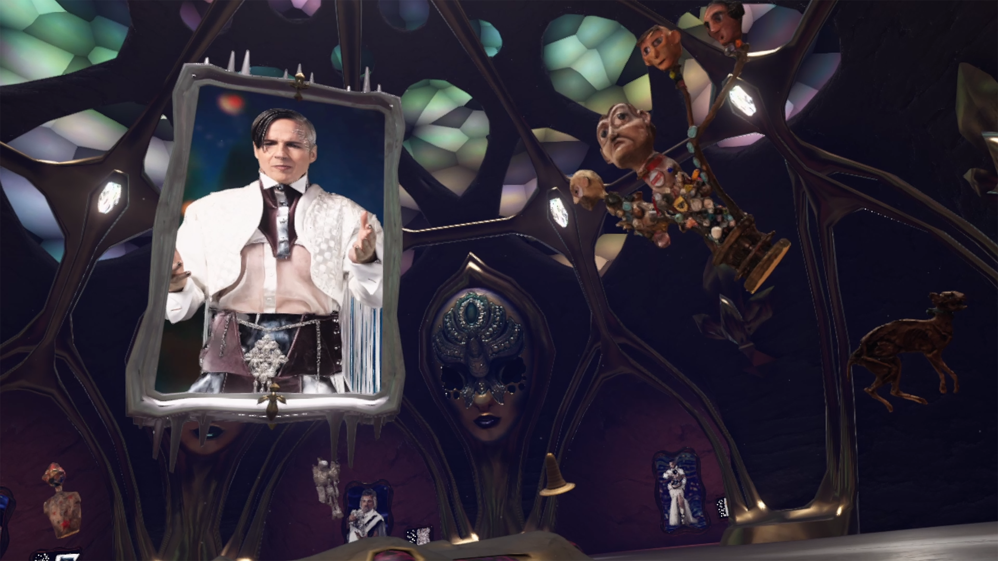 The work of John Sanborn "the Friend" as VR version