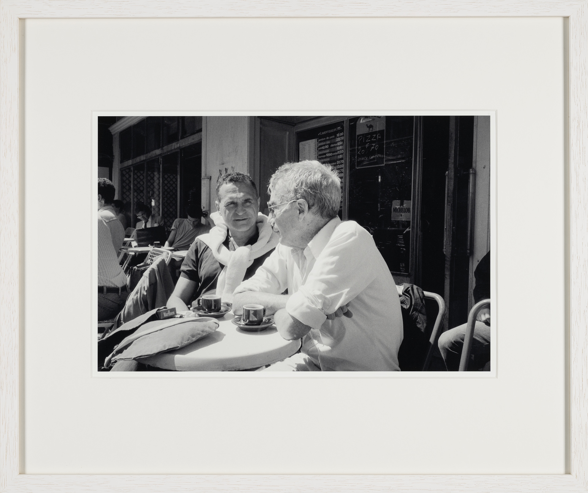 The last encounter of friends &amp; former lovers John Giorno and Brion in May 1986 in front of Brion’s home in Paris. In mid-July Brion would pass on