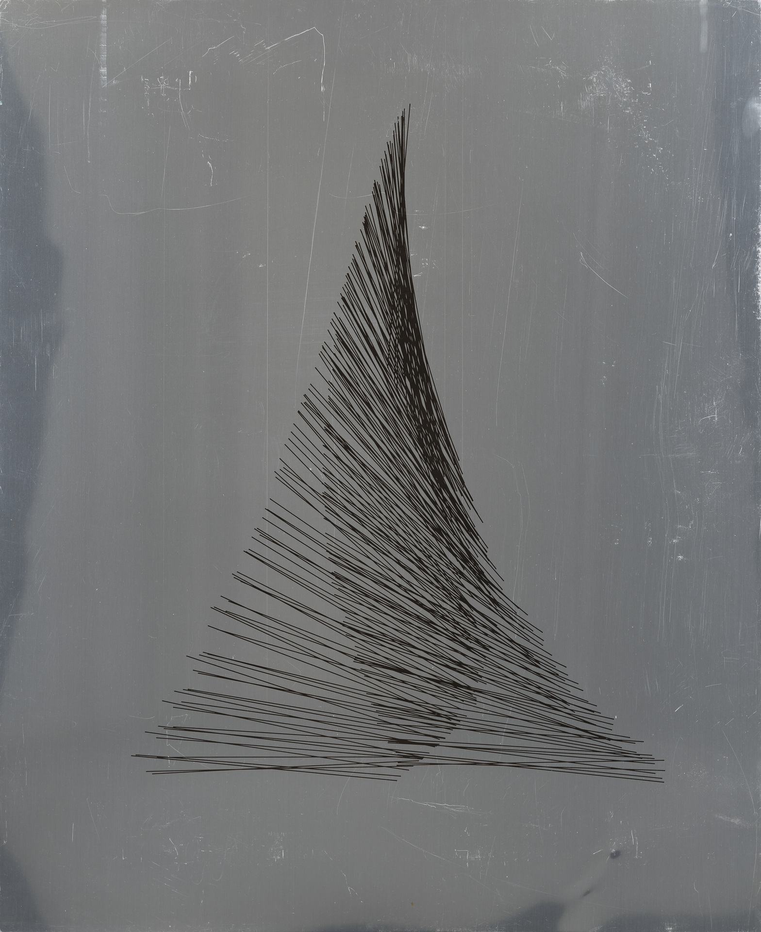 Random superposition and explosion of straight lines