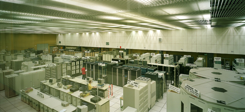 Ein Raum im Cern Kontrollcenter