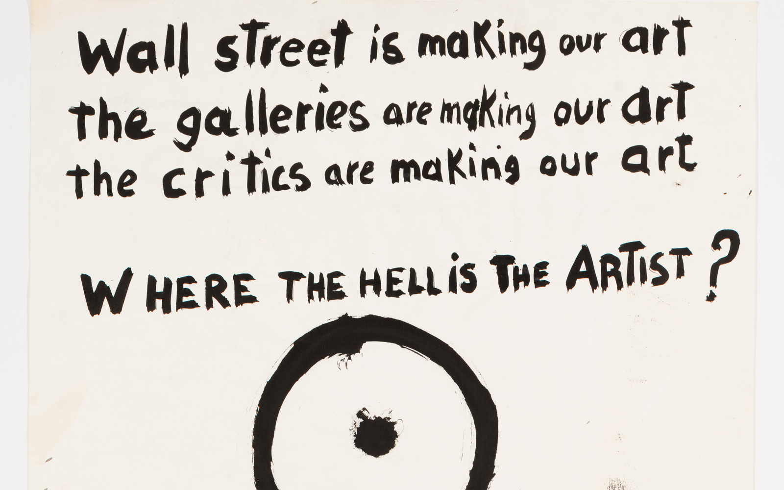Aldo Tambellini, »Black Matters« - Where the hell is the artist