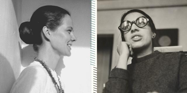 A picture of two women which are representative for the Beat Generation