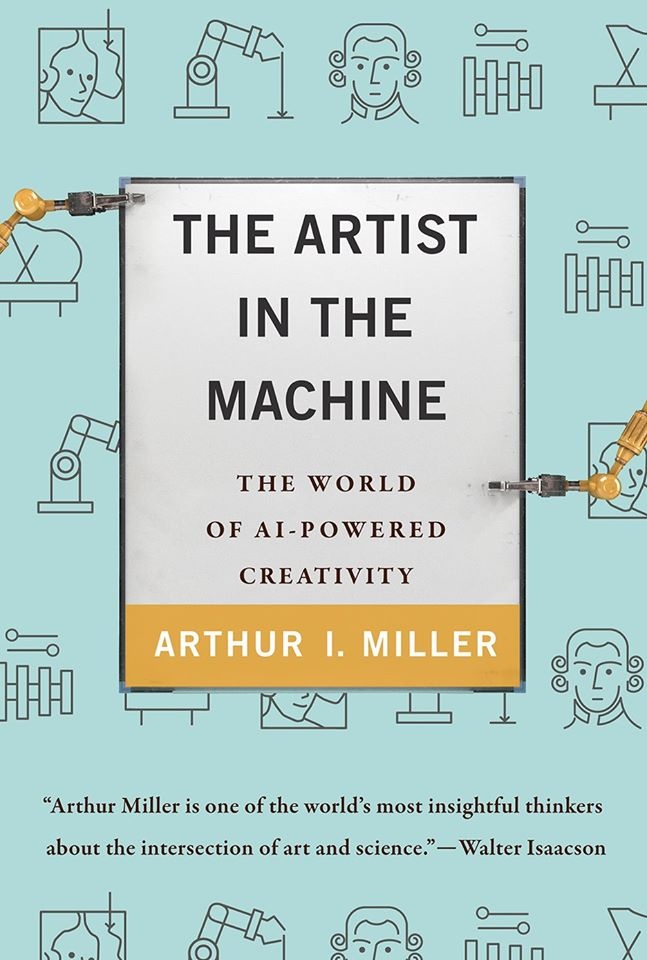 Book cover »Artist in the Machine« by Arthur Miller
