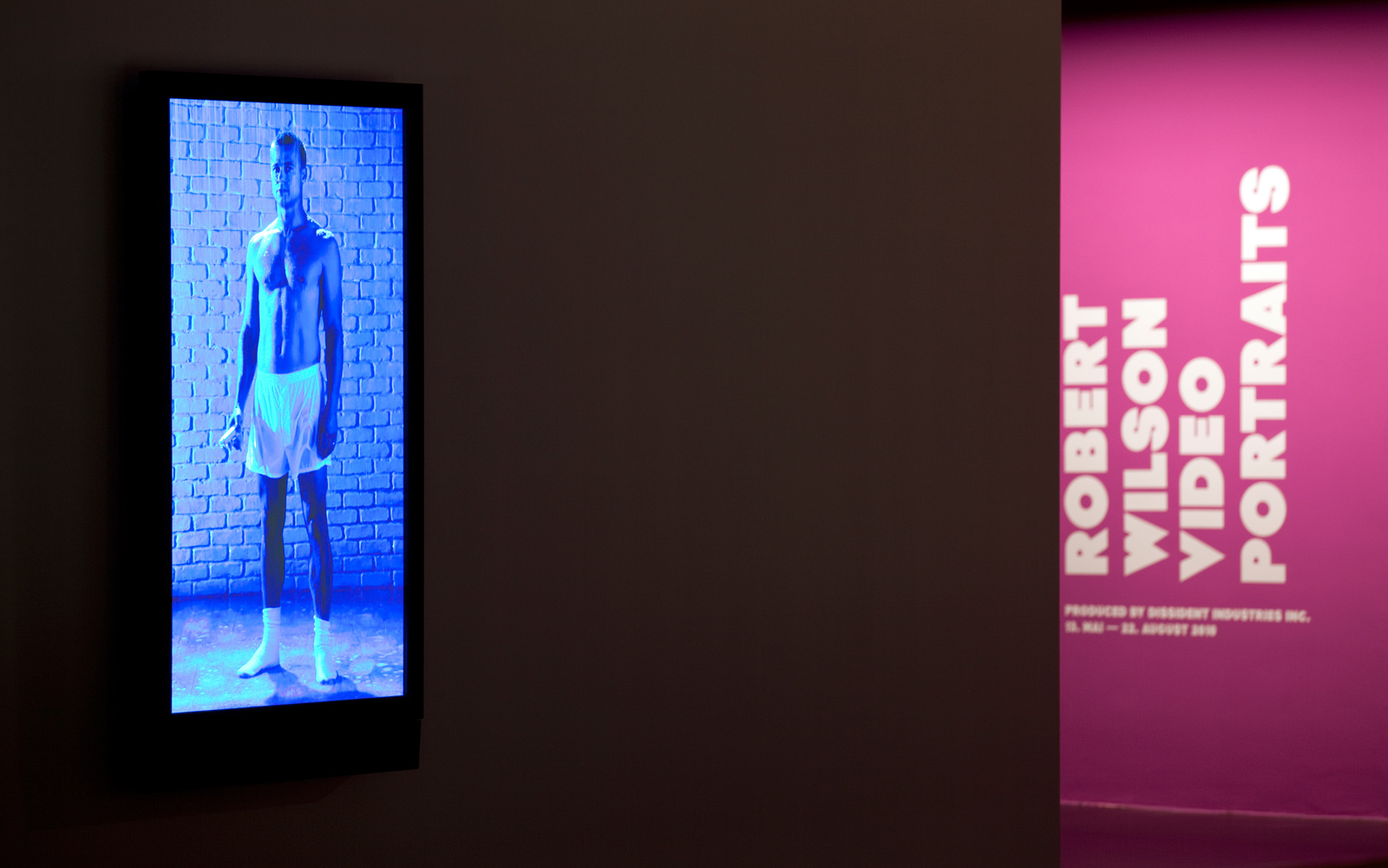 Ausstellungsansicht Robert Wilson