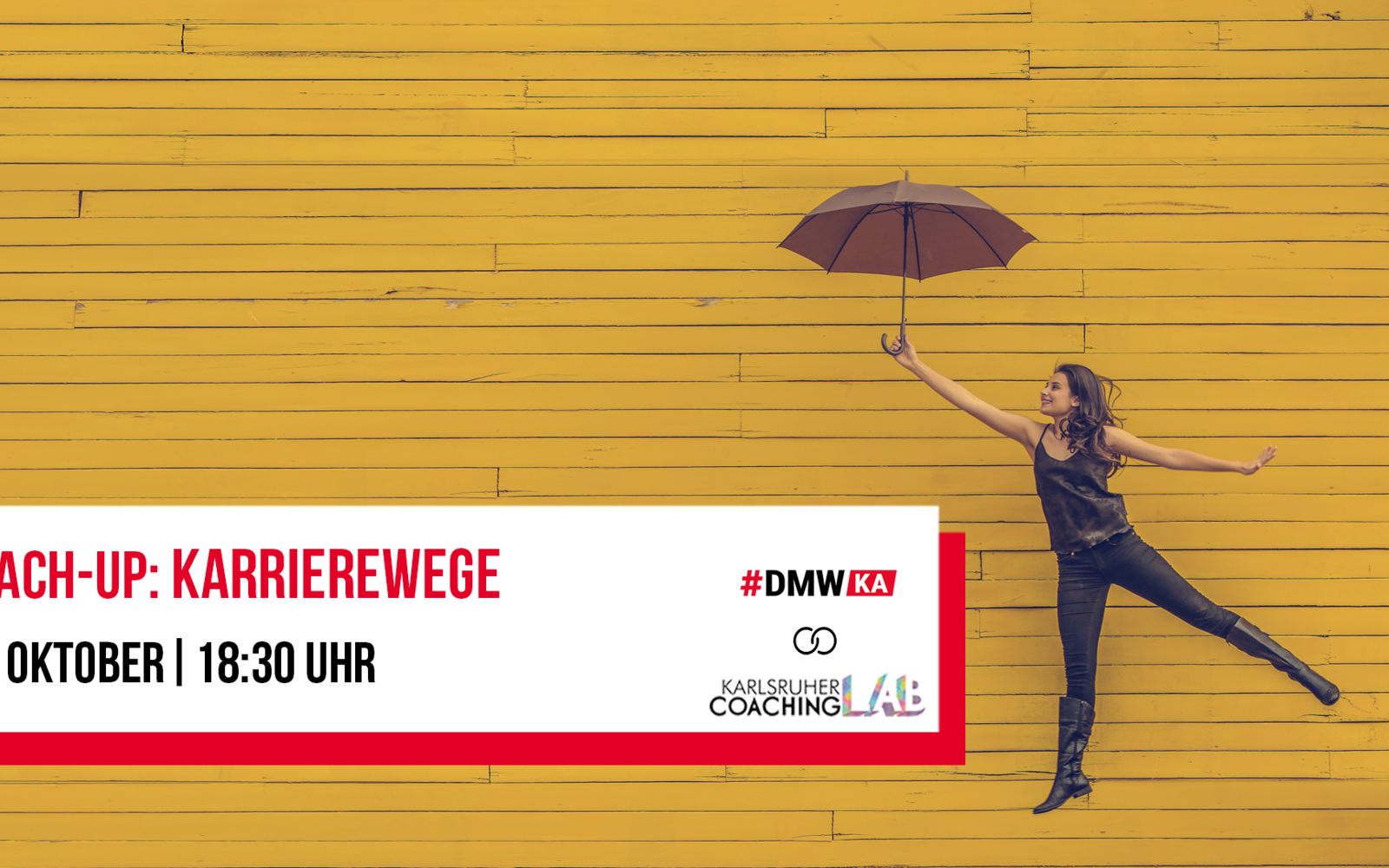 Plakat für die Veranstaltung Coach-Up Karrierewege 