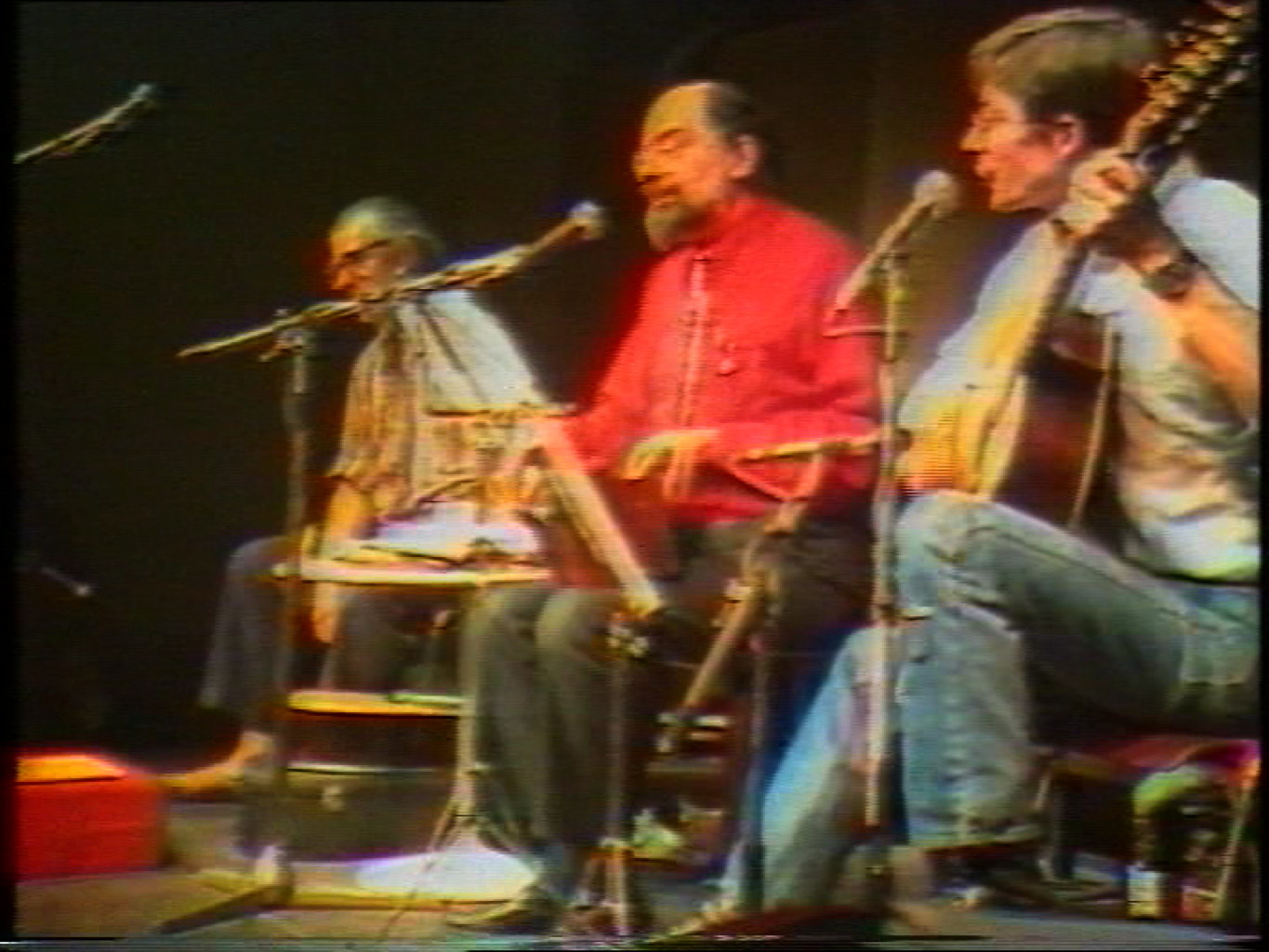 Allen Ginsberg on tour, feb. 16 1983 with Peter Orlovsky &amp; Steven Taylor