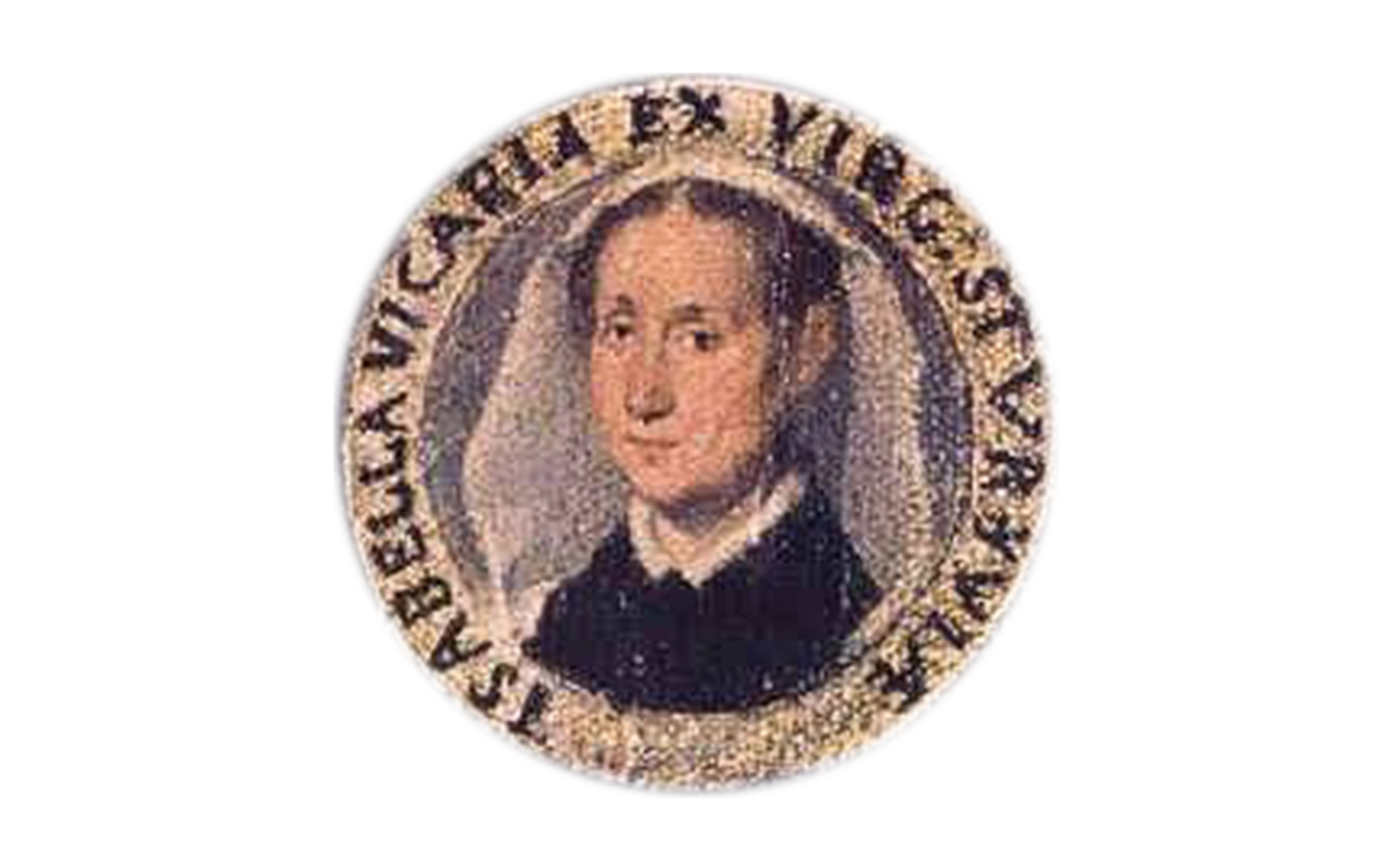Ein Bild der Komponistin Isabella Leonarda