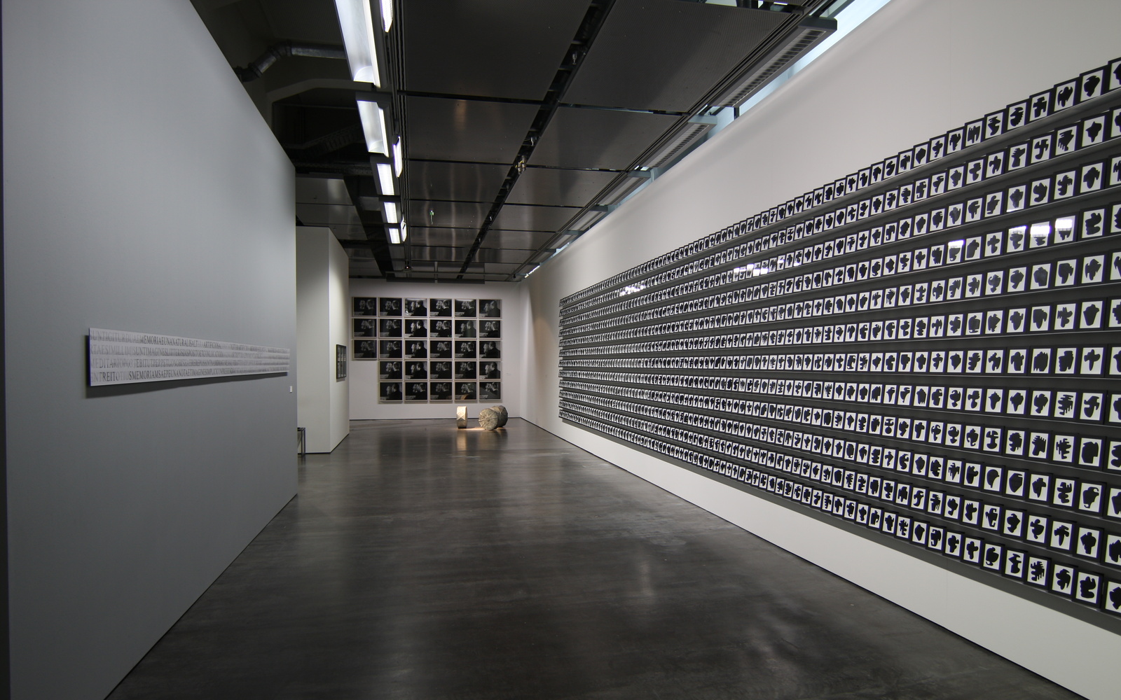 Ausstellungsansicht "Notation"