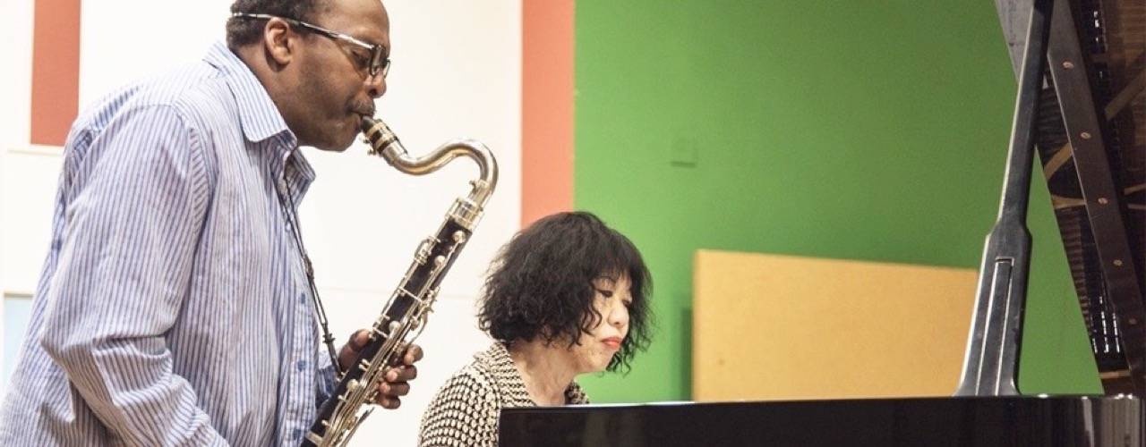 David Murray & Aki Takase bei Aufnahmen
