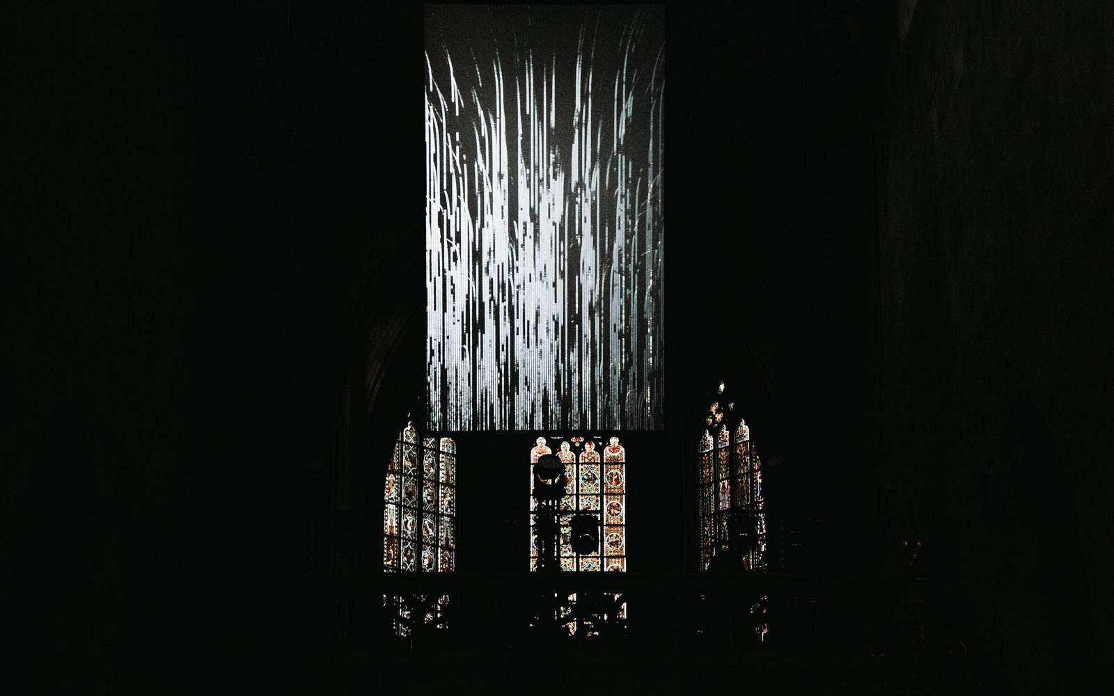 Uraufführung von »Fantasie#1« (2019) für Radioteleskop, künstliche Intelligenz und selbstspielende Orgel des Duos Quadrature in Zusammenarbeit mit Christian Losert im Rahmen des PODIUM Festivals 2019 in Esslingen
