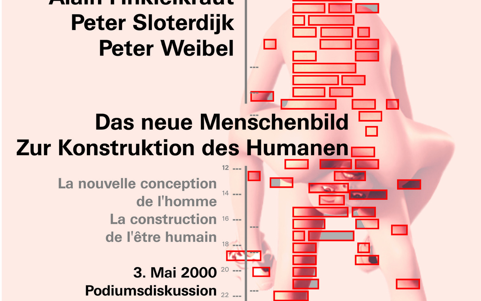 Poster of the event "The new image of man"