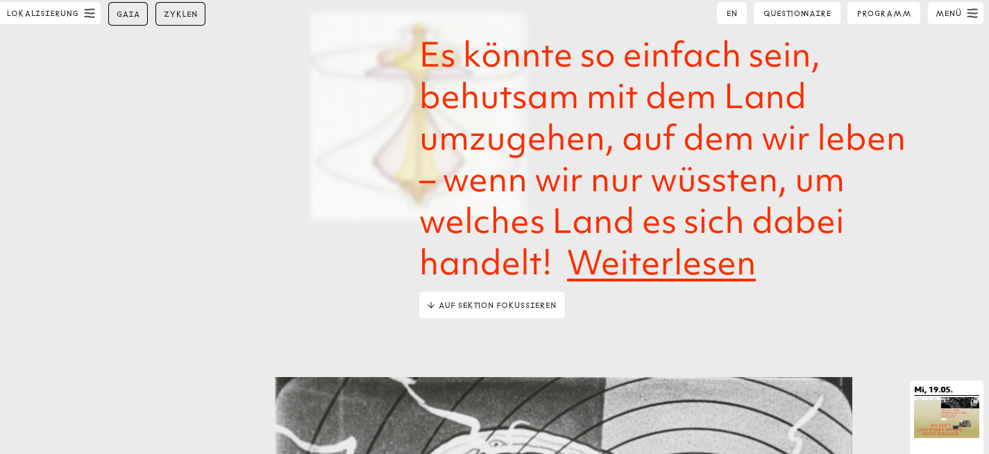 Screenshot »Critical Zones« Ausstellung 