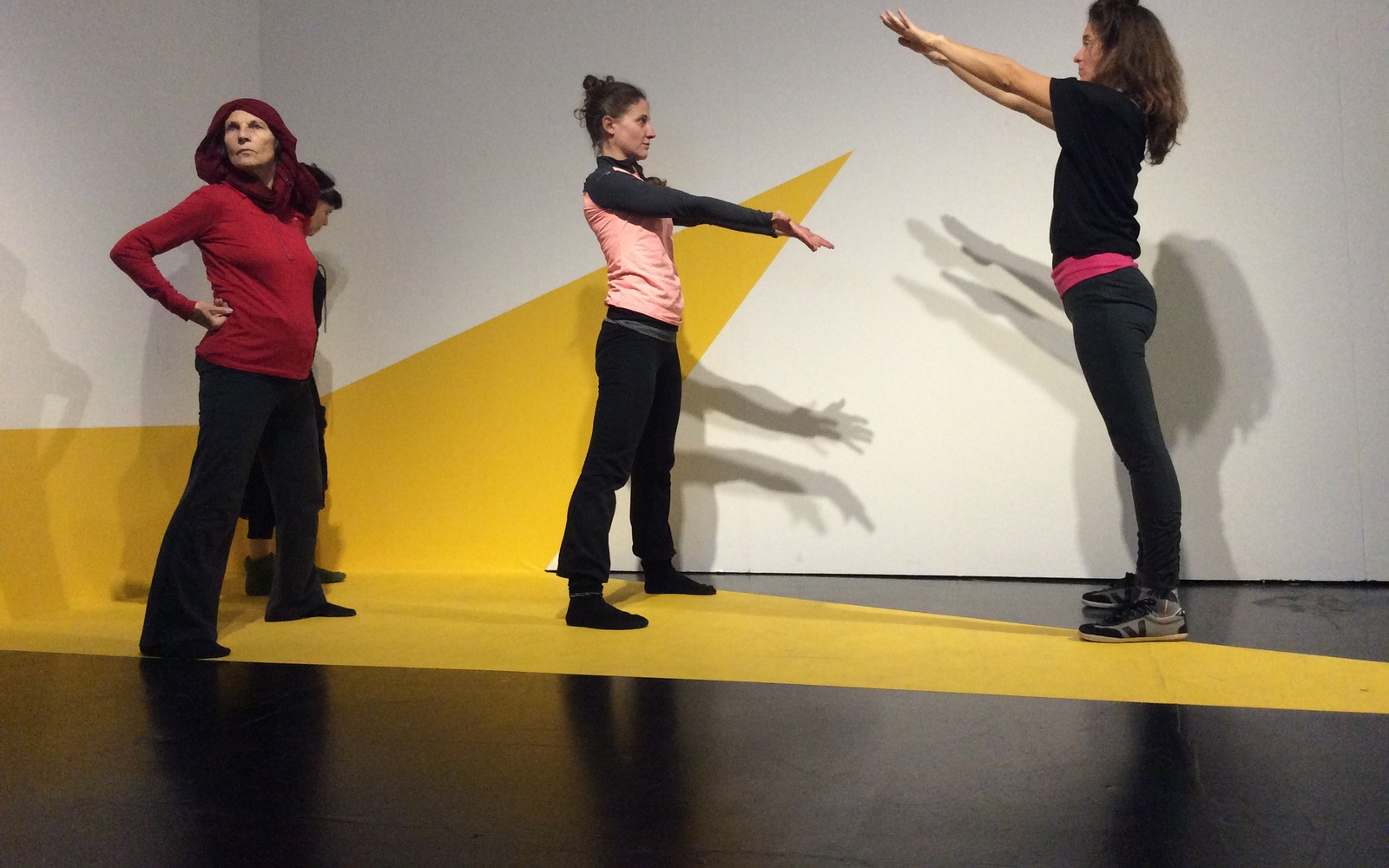Dance workshop at the exhibition "Art in Motion. 100 masterpieces with and through media", July 13, 2018 - January 19, 2019