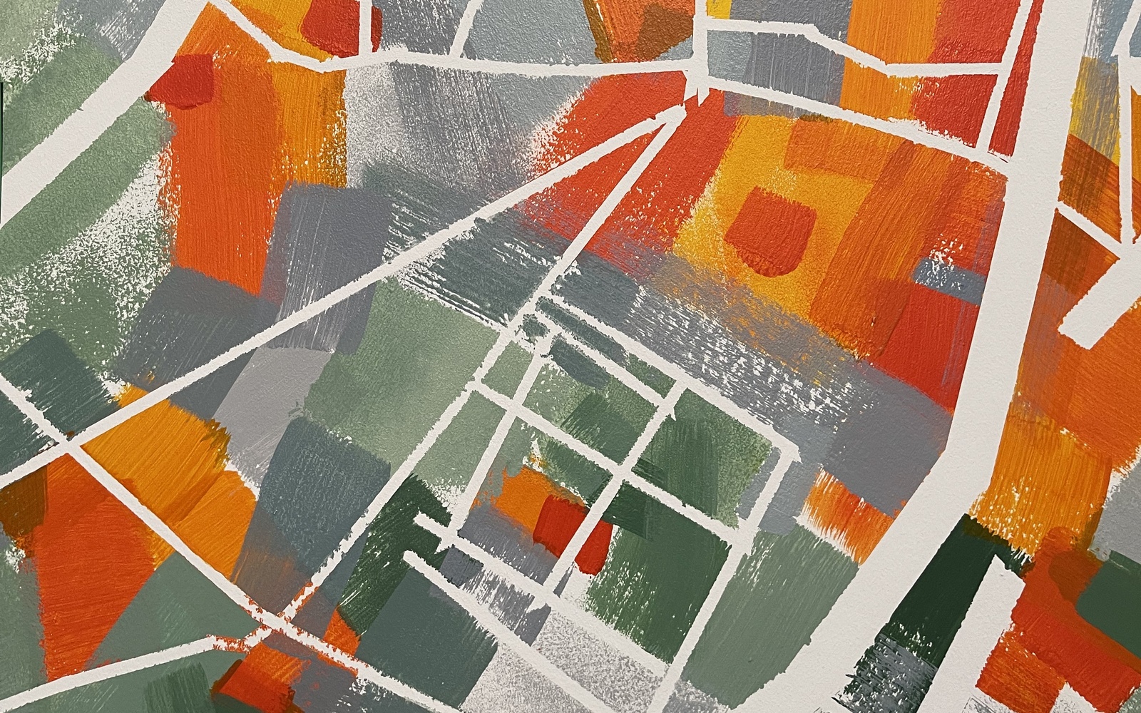 Nahaufnahme Karlsruhe-Karte im USEUM