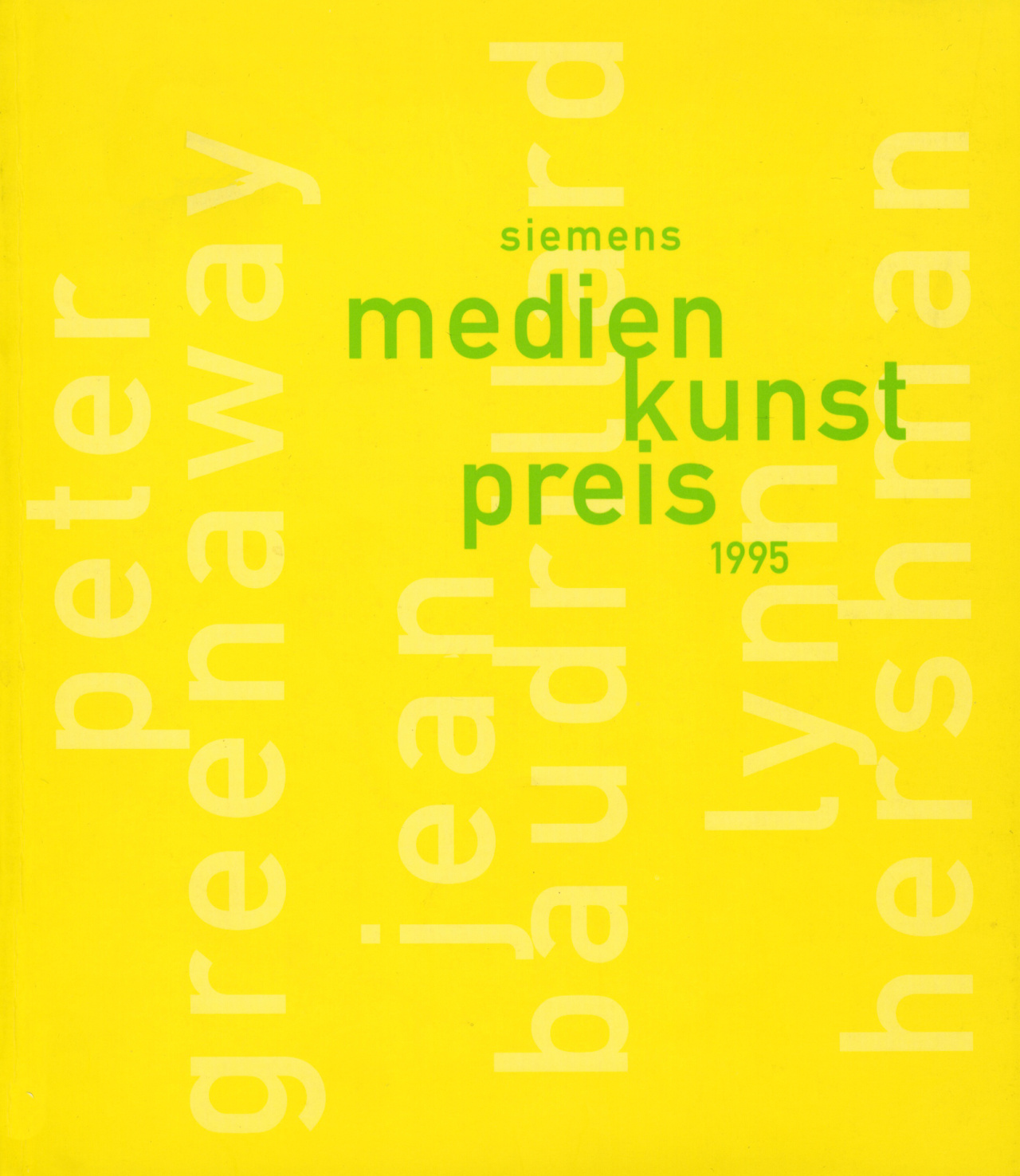 Cover der Publikation »Siemens Medienkunstpreis 1995«