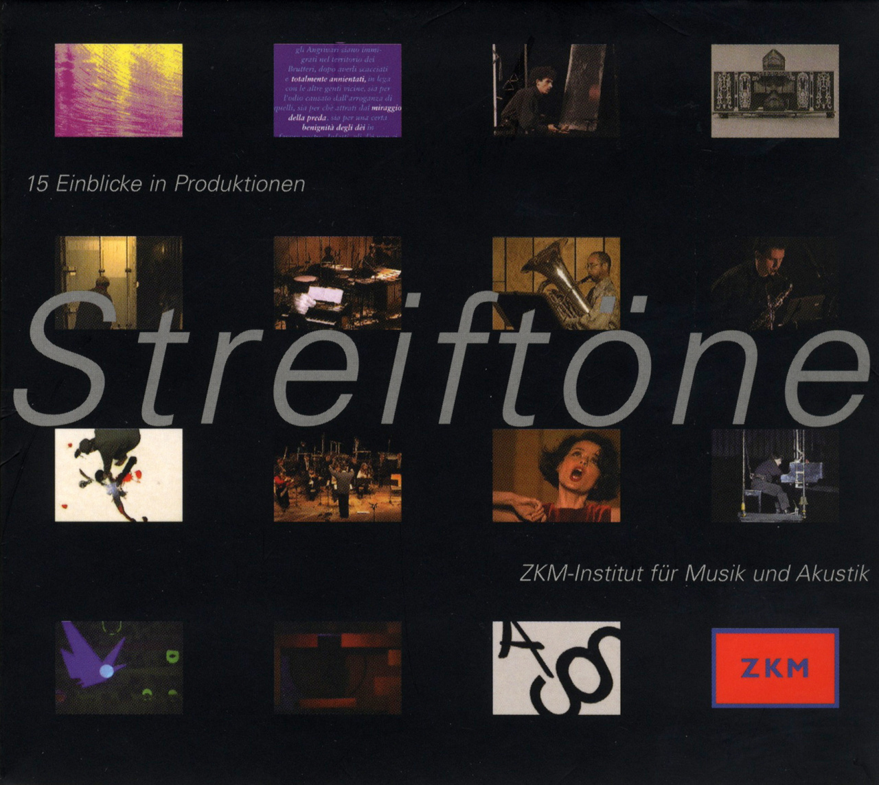 Cover der Publikation »Streiftöne. 15 Einblicke in Produktionen«