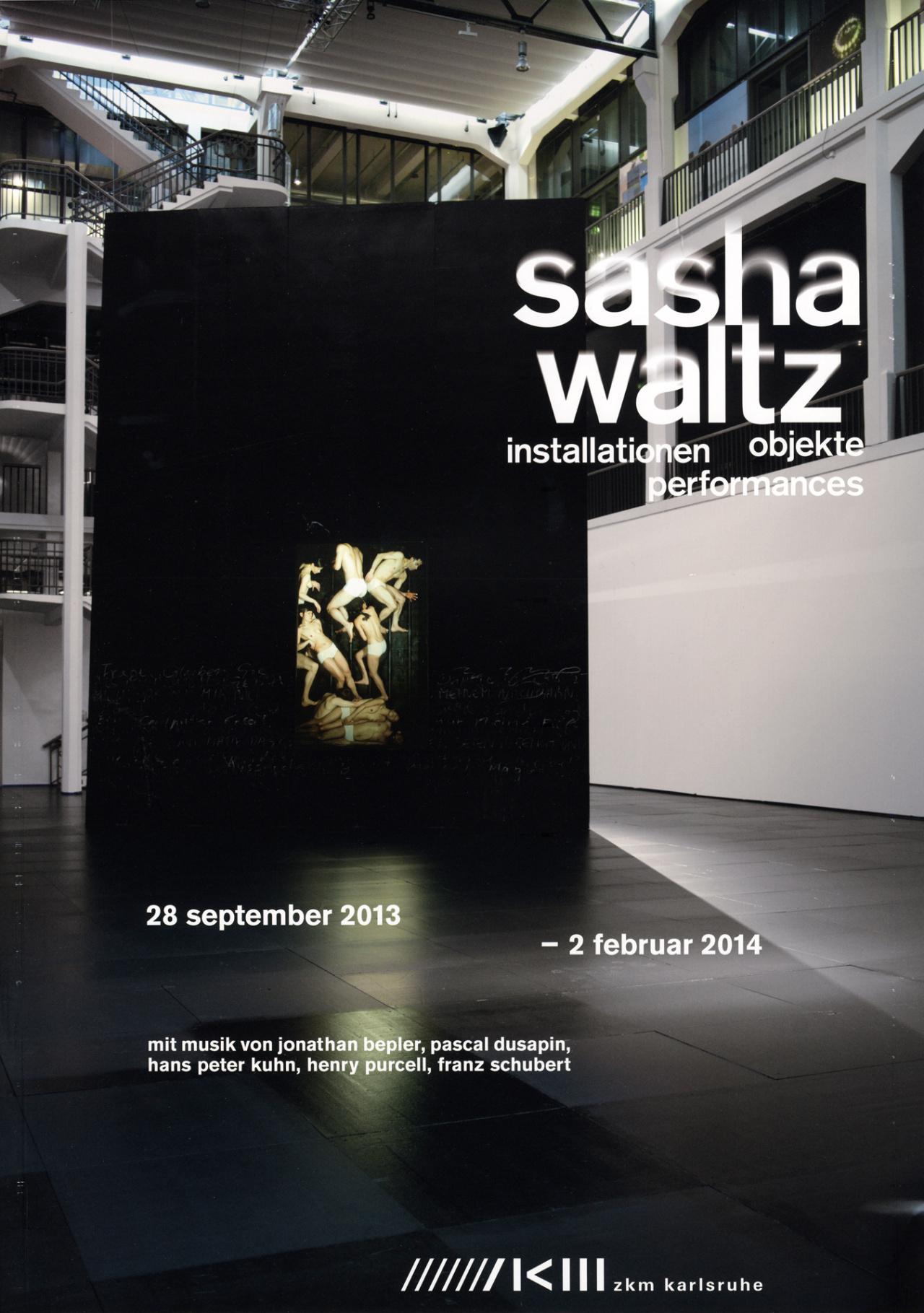 Cover of the publication »Sasha Waltz: Installationen, Objekte, Performances«