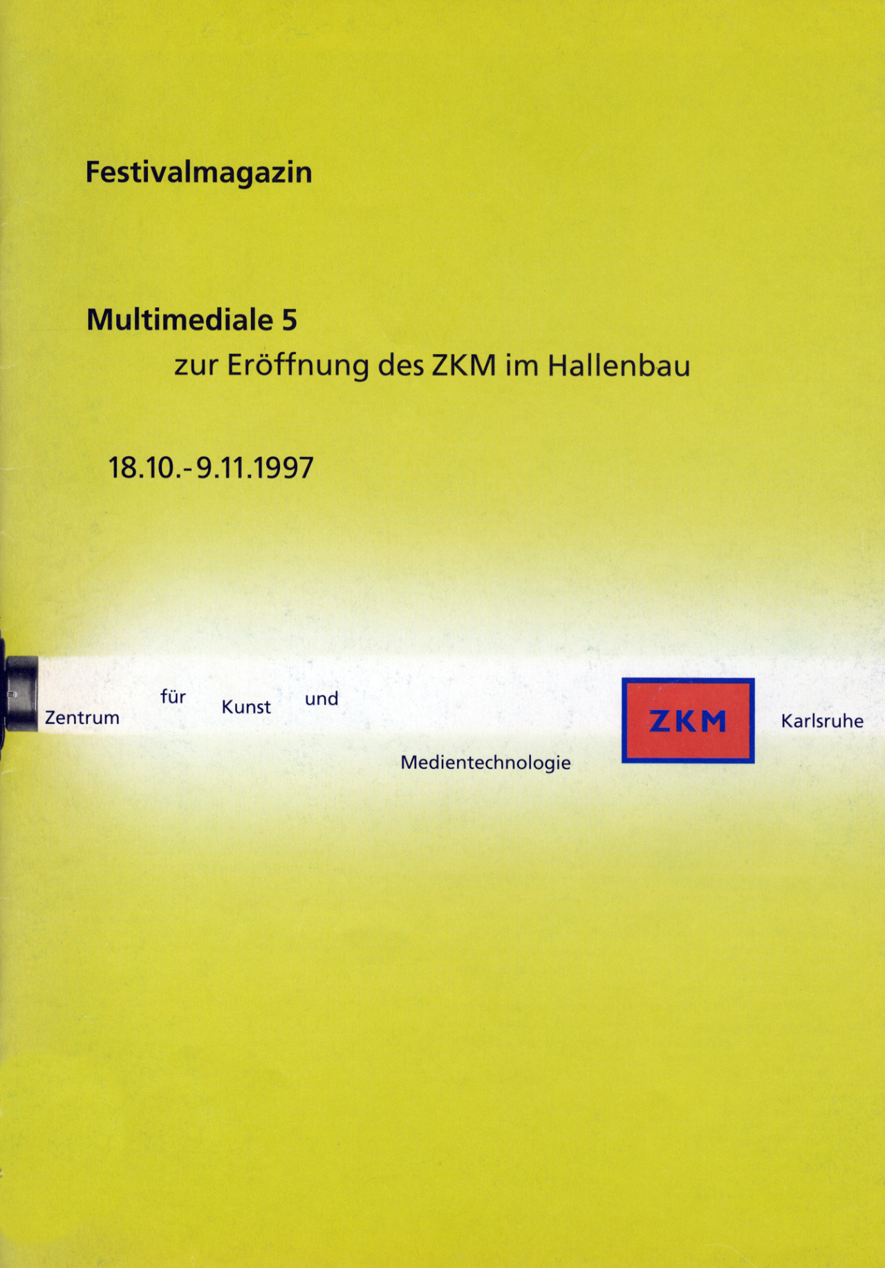 Cover der Publikation »Multimediale 5. Festivalmagazin«