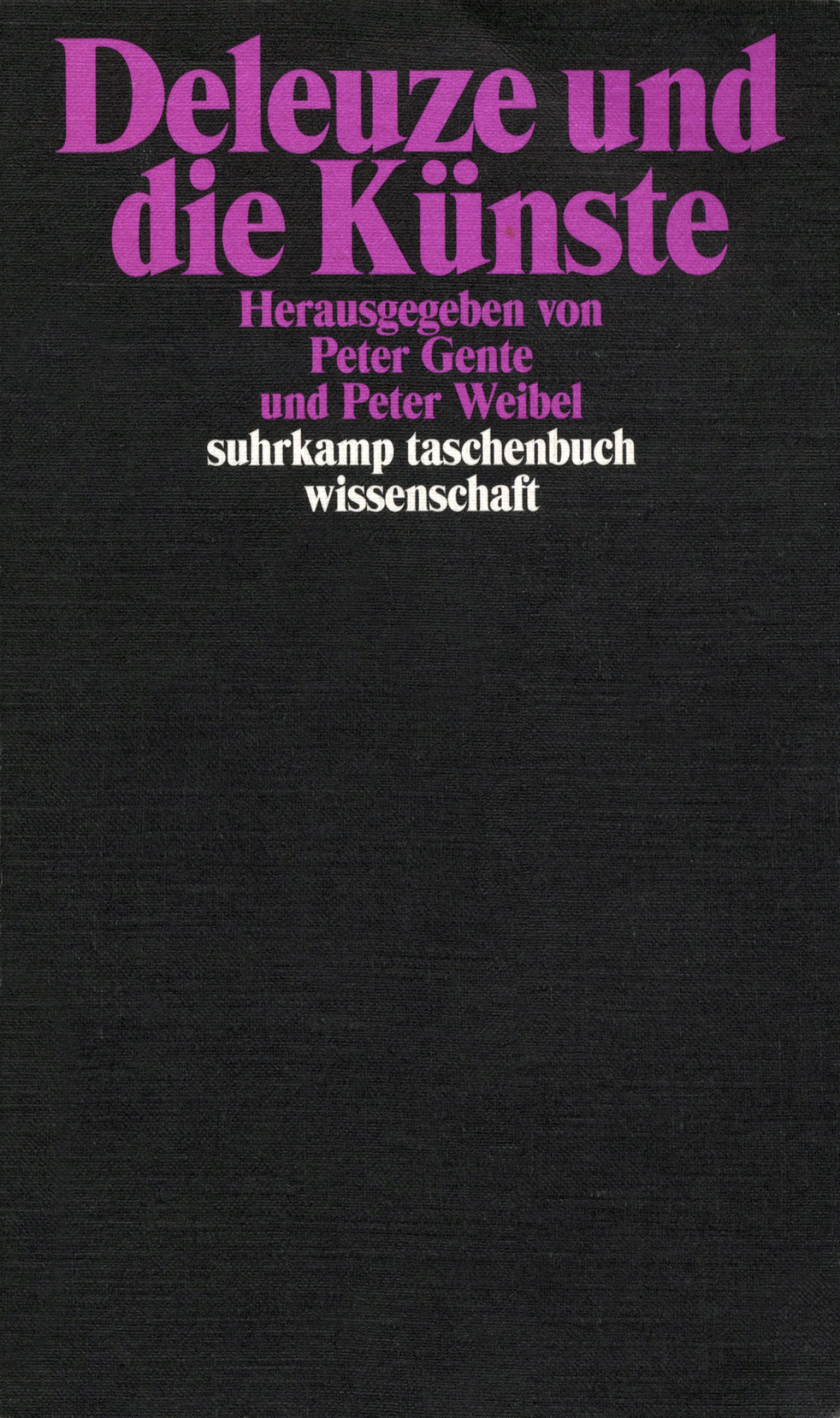 Cover der Publikation »Deleuze und die Künste«