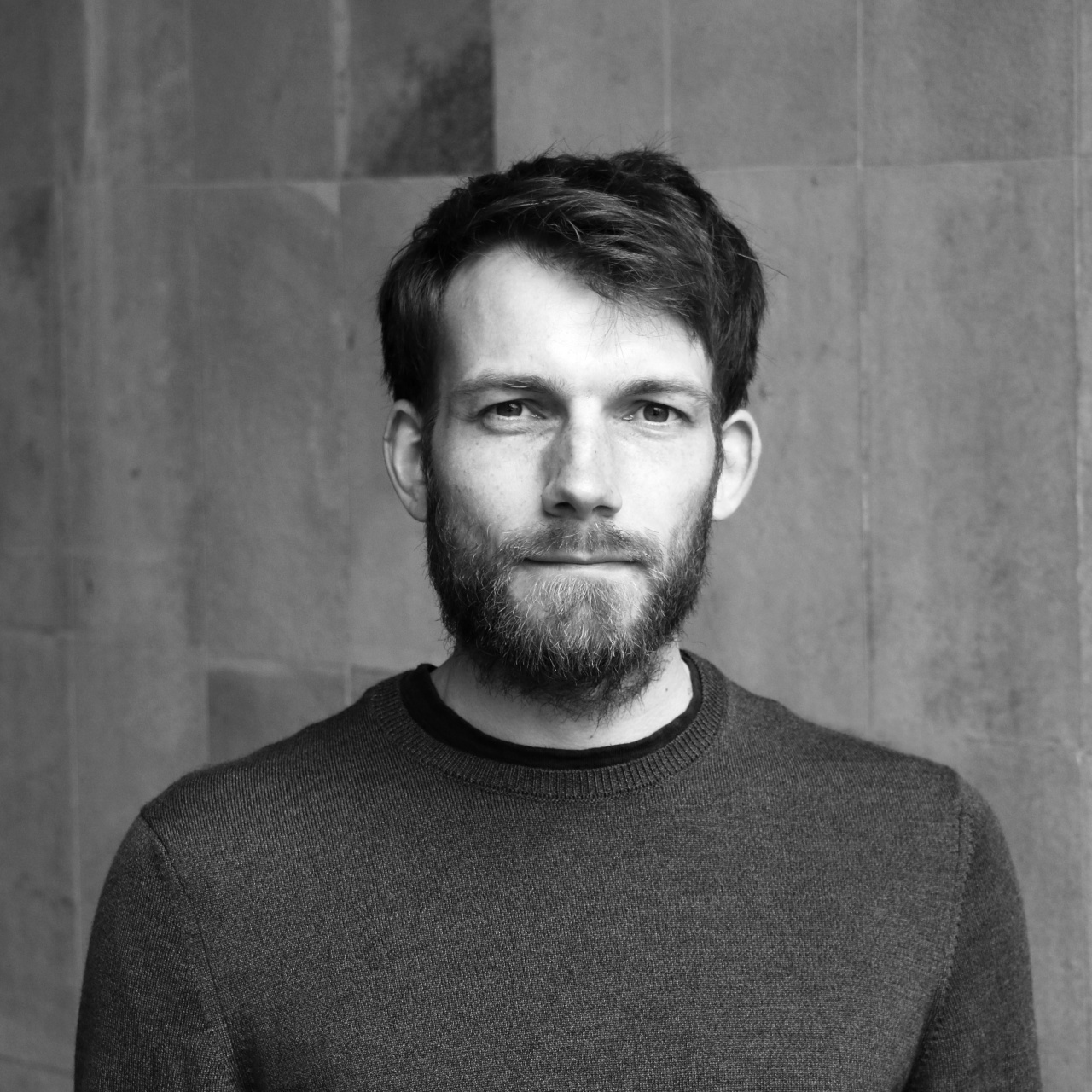 Schwarz/Weiß Portrait von Mattis Kuhn