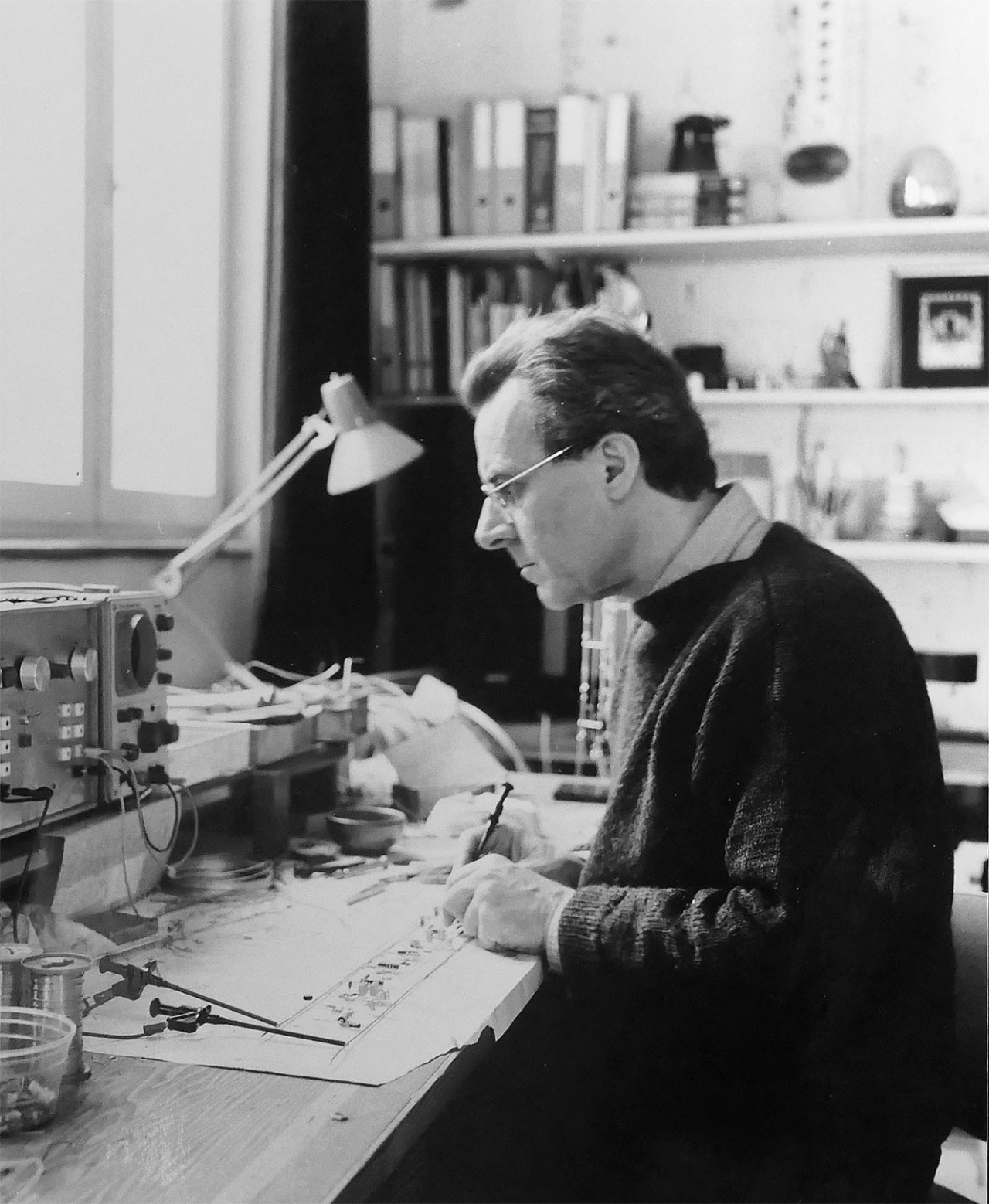 Portrait of the artist Peter Vogel