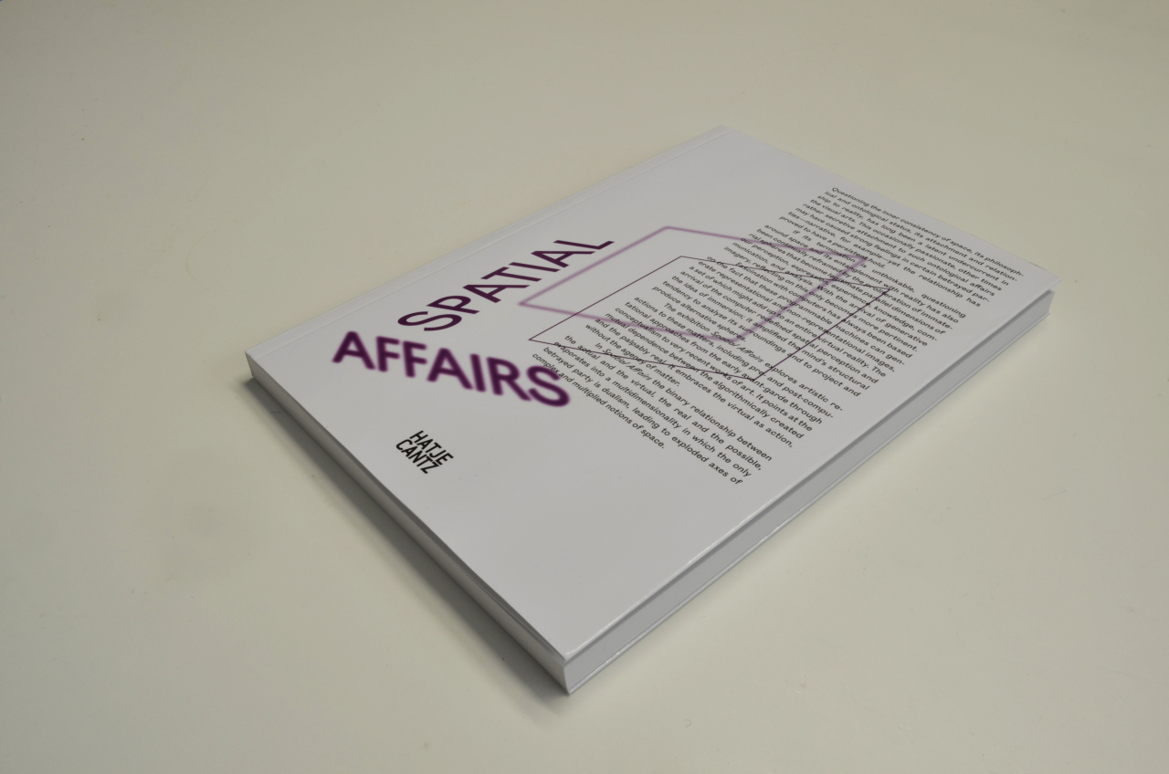 Cover des Katalogs "Spatial Affairs", 2021