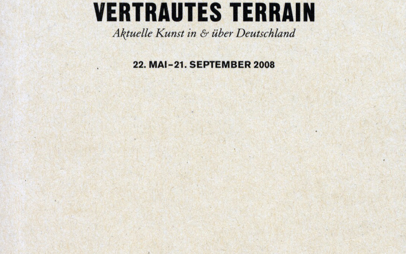 Cover der Publikation »Vertrautes Terrain«
