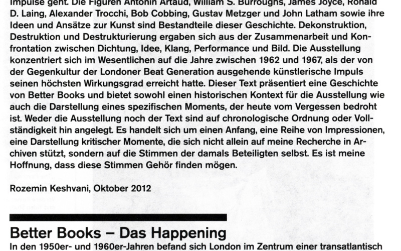 Cover der Publikation »Better Books: Kunst, Anarchie und Apostasie«