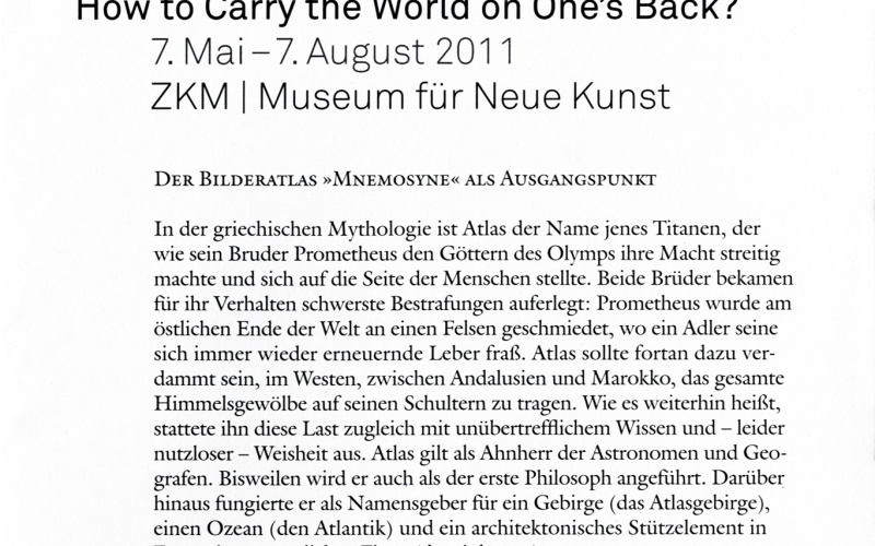 Cover of the publication »Atlas«