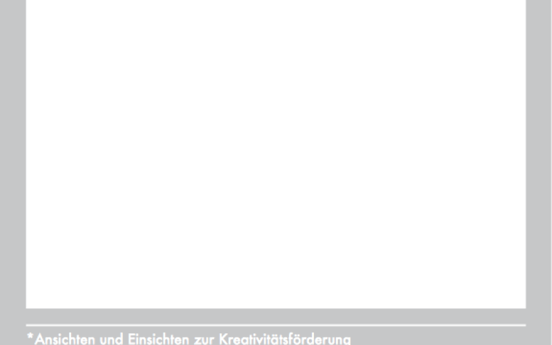 Cover der Publikation »Kteraevitiat*– arbeitsheft: kreativitaet?«