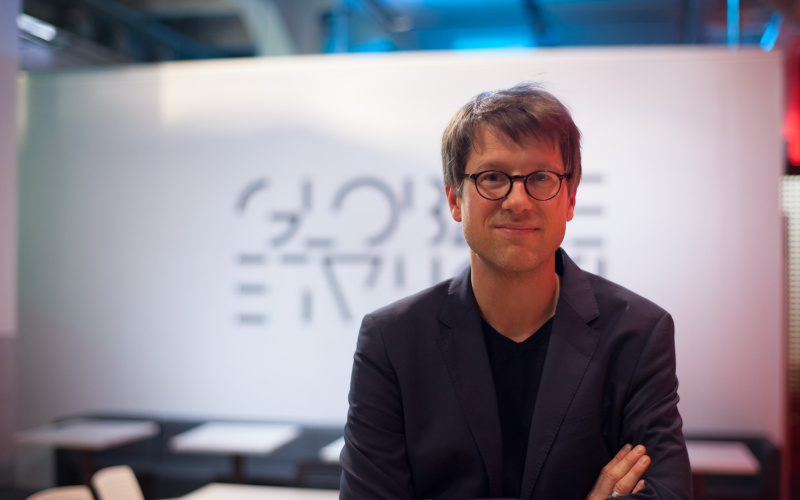 Portrait of a man with glasses
