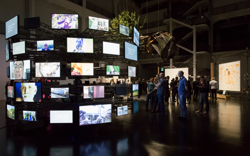 Blick in die Ausstellung »Datumsoria: The Return of the Real« 