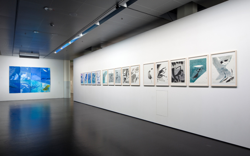 Ausstellungsansicht Emil Wächter