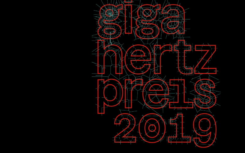 Giga-Hertz-Schriftzug