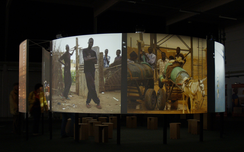 Installation view "Discover Sudan"