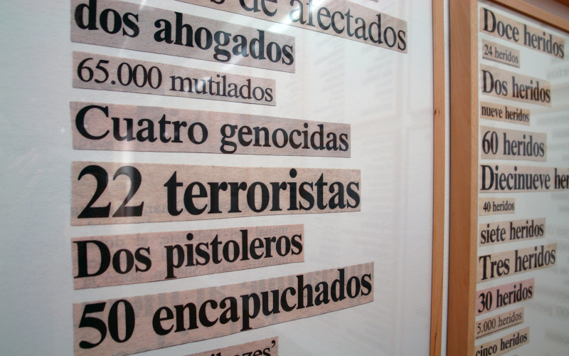 Exhibition view "Ignasi Aballí: 0–24h"