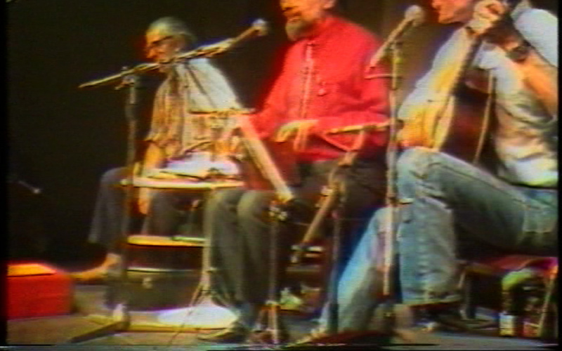 Allen Ginsberg on tour, feb. 16 1983 with Peter Orlovsky &amp; Steven Taylor
