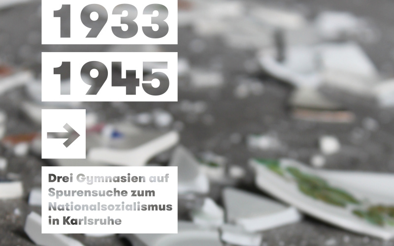 Plakat zur Ausstellung »Nationalsozialismus in Karlsruhe«