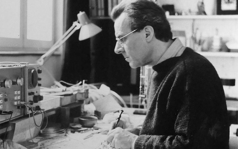 Portrait of the artist Peter Vogel