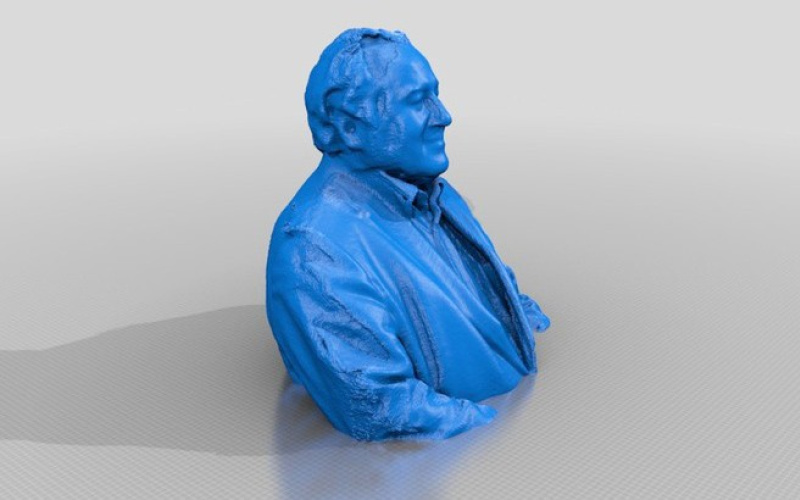 3D-print of Peter Weibel
