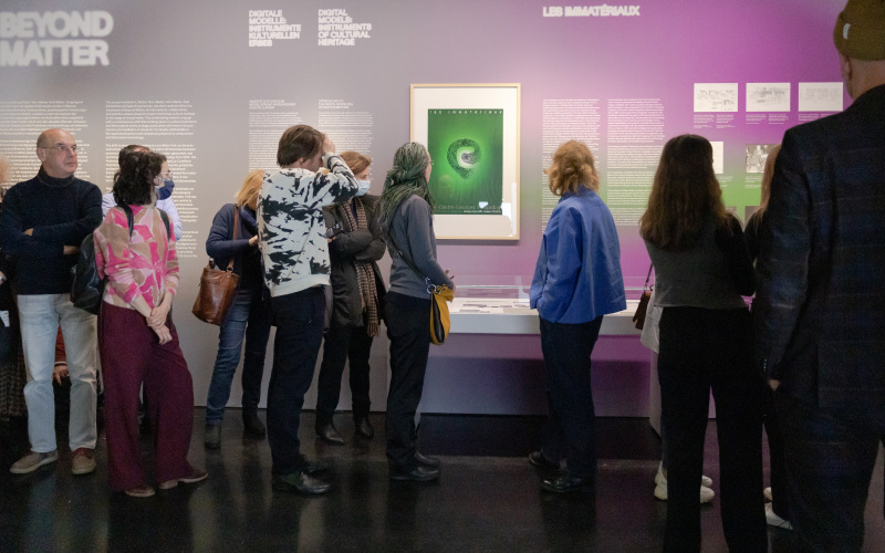Ausstellungsansicht »Matter. Non-Matter. Anti-Matter« im ZKM | Zentrum für Kunst und Medien Karlsruhe, 2022.