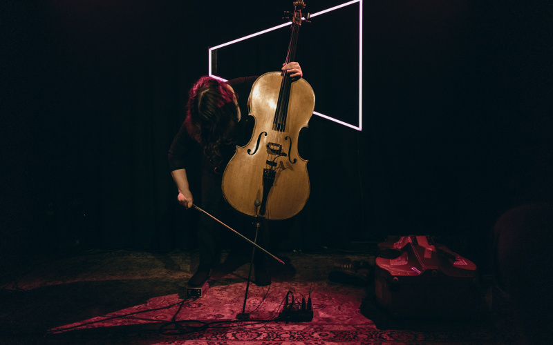 Judith Hamann at a performance