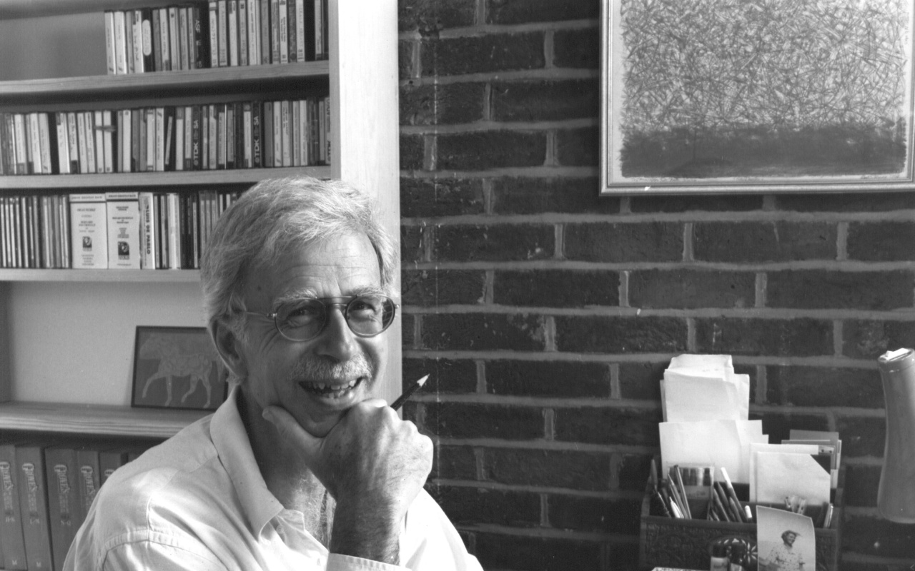 schwarz-weiß Portrait Jonathan Harvey 