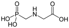 Molecule Glyphosat